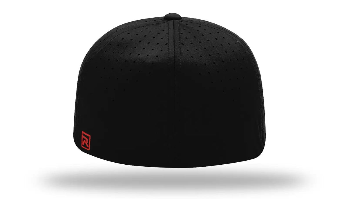 Richardson Pts30 Lite R-flex Caps - Red Black Alt
