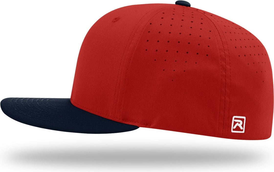 Richardson Pts30 Lite R-flex Caps - Red Navy