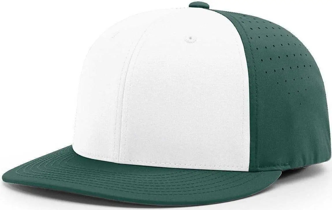 Richardson Pts30 Lite R-flex Caps - White Dark Green Alt - Forest / Xs-sm
