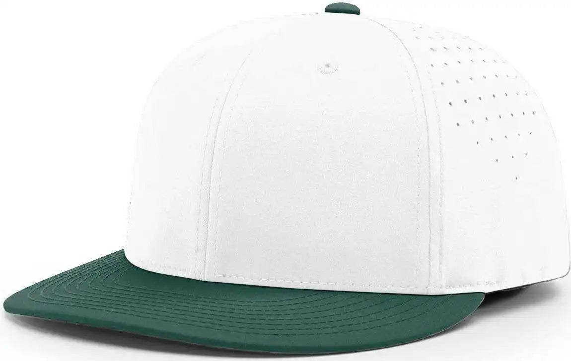 Richardson Pts30 Lite r Flex Caps White Dark Green Alt Forest / Xs Sm
