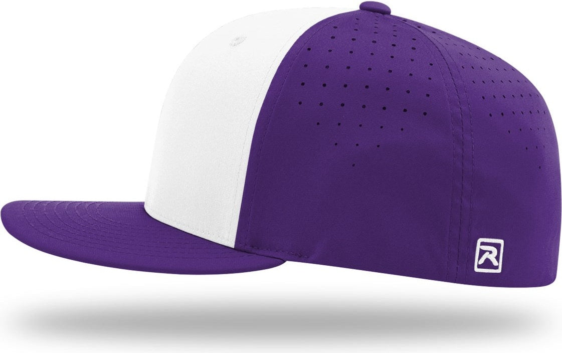 Richardson Pts30 Lite R-flex Caps - White Purple Alt