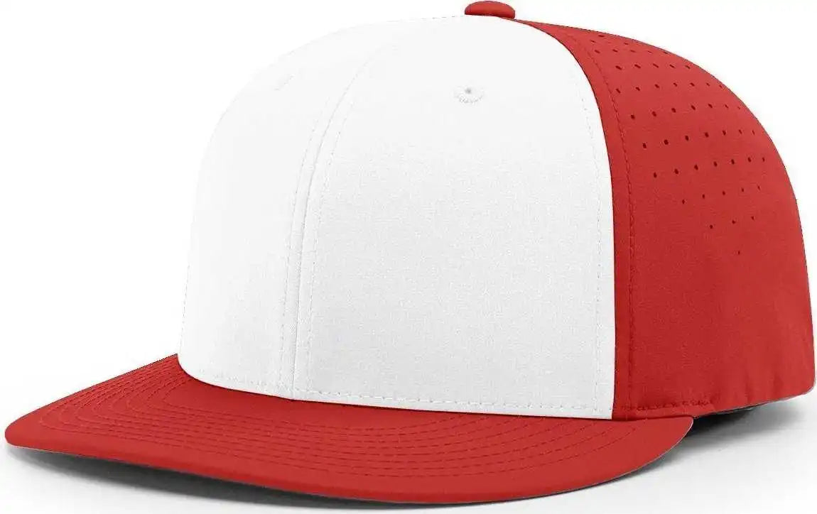 Richardson Pts30 Lite r Flex Caps White Red Alt / Xs Sm
