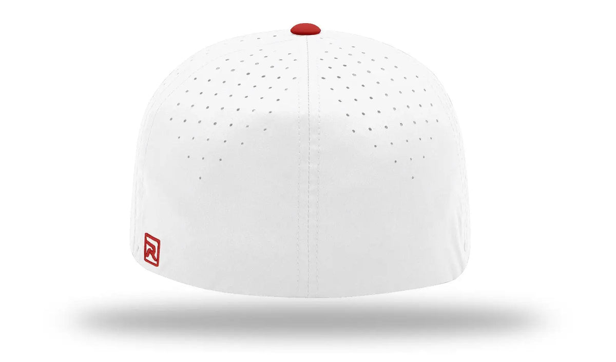 Richardson Pts30 Lite R-flex Caps - White Red