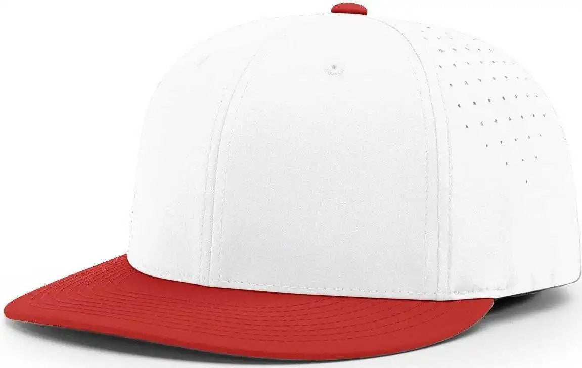 Richardson Pts30 Lite r Flex Caps White Red / Xs Sm