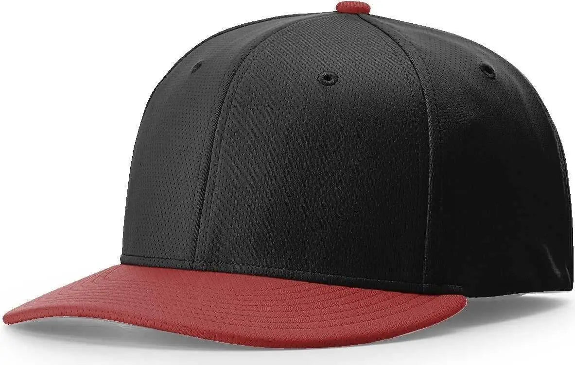 Richardson Pts50 Matrix R-flex Caps - Black Cardinal