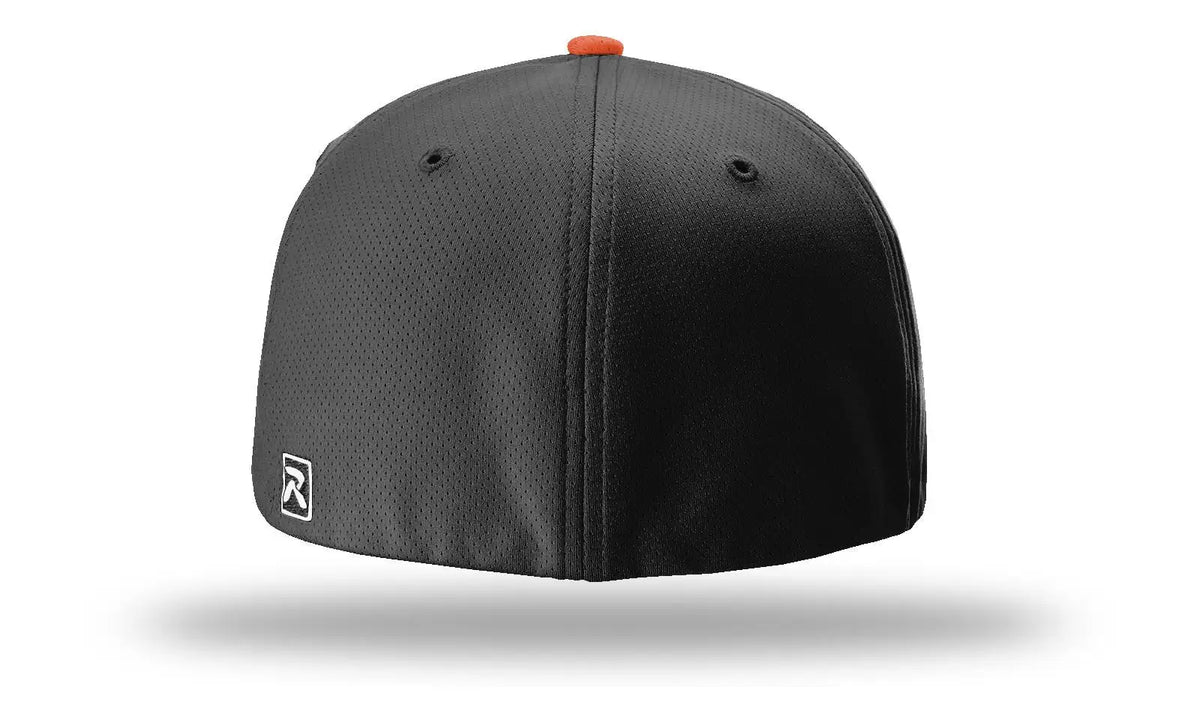 Richardson Pts50 Matrix R-flex Caps - Black Orange