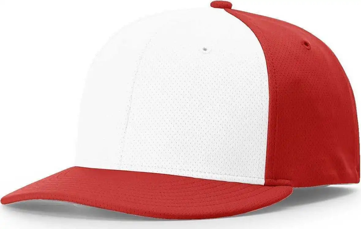 Richardson Pts50 Matrix R-flex Caps - White Red Alt - Xs-sm