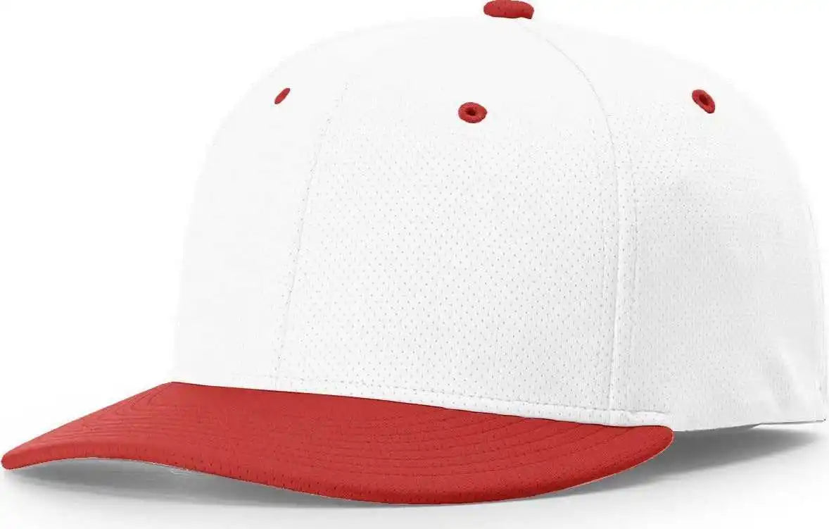 Richardson Pts50 Matrix r Flex Caps White Red Comb / Xs Sm