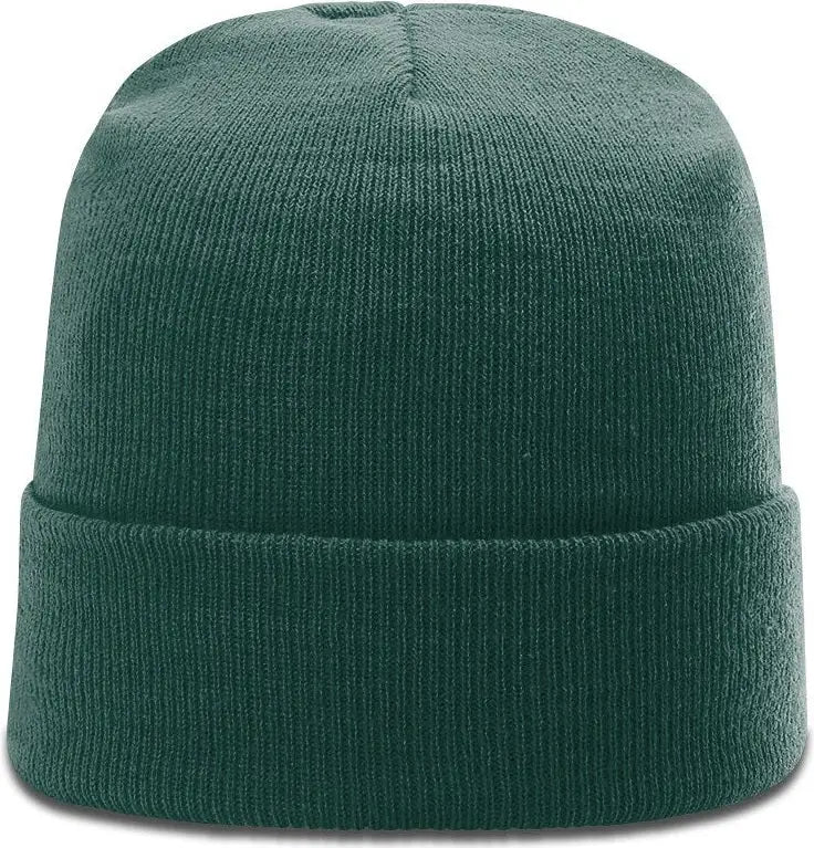 Richardson R18 Solid Beanie with Cuff - Dark Green - Forest / Osfm