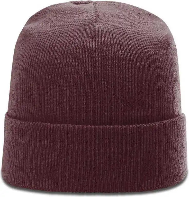 Richardson R18 Solid Beanies with Cuff - Maroon - Osfm