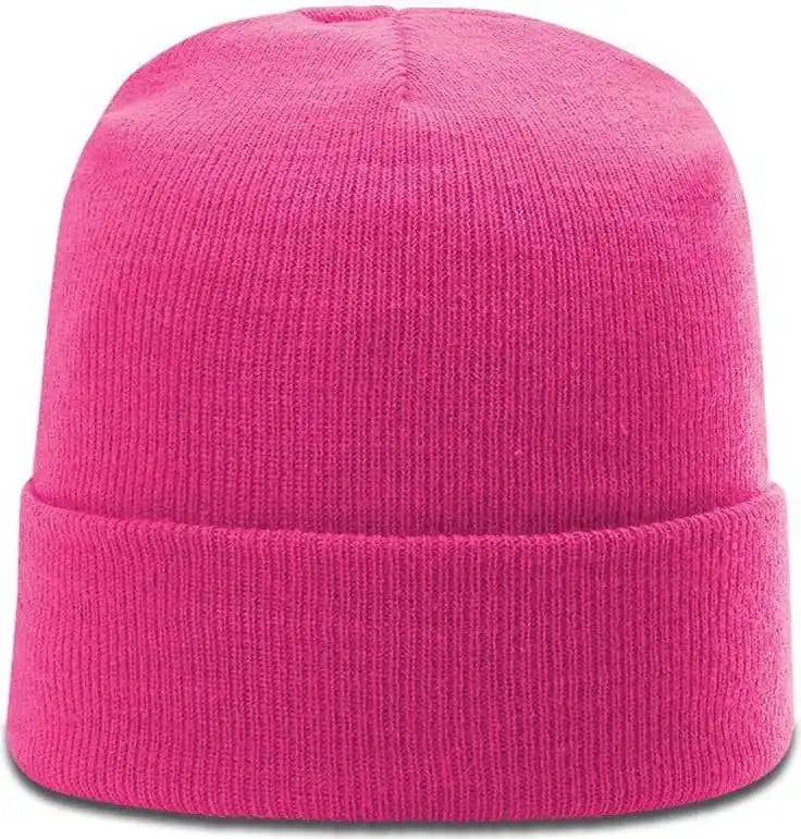 Richardson R18 Solid Beanies with Cuff - Neon Pink - Osfm