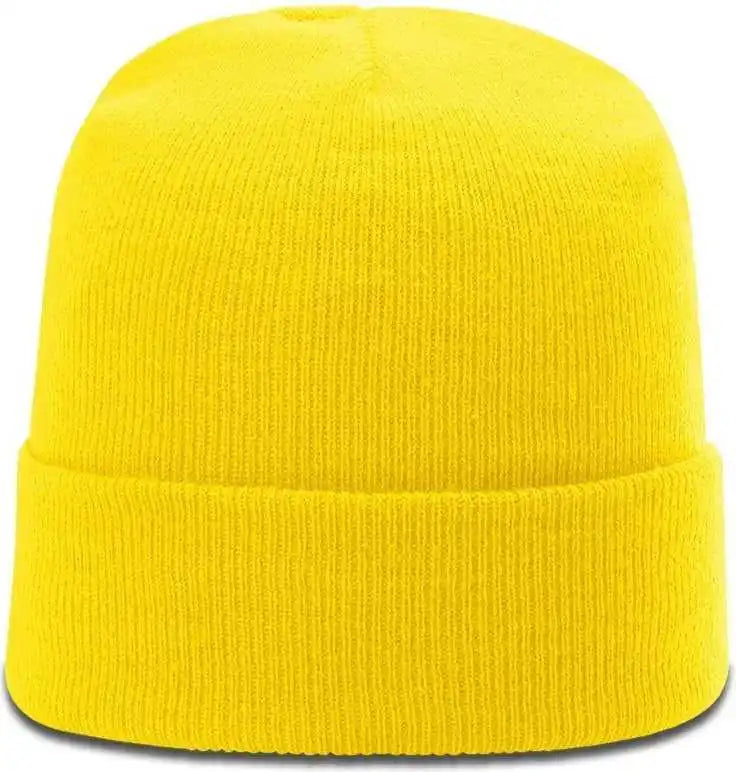 Richardson R18 Solid Beanies with Cuff - Neon Yellow - Osfm