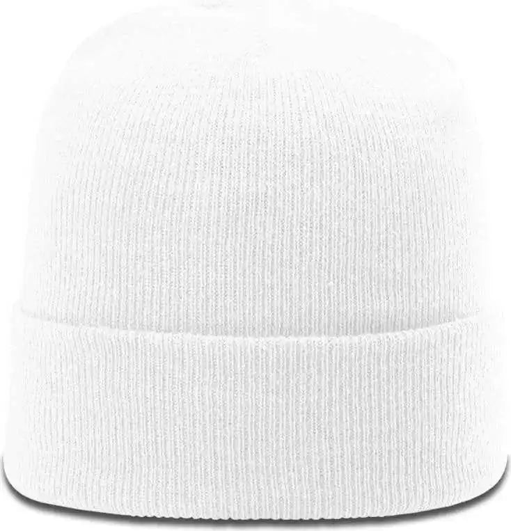 Richardson R18 Solid Beanies with Cuff White / Osfm