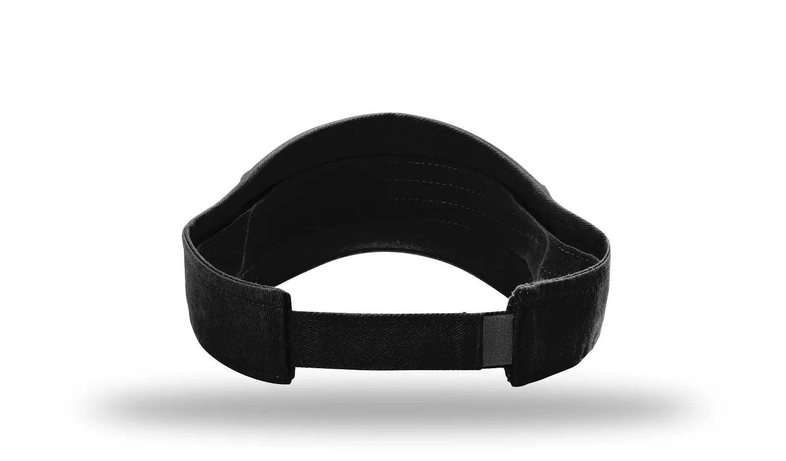Richardson R45 Garment Washed Visor - Black - Osfm