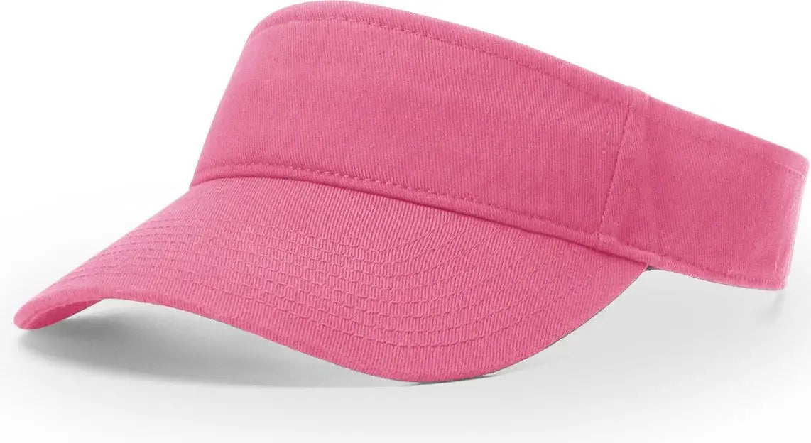 Richardson R45 Garment Washed Visor - Hot Pink