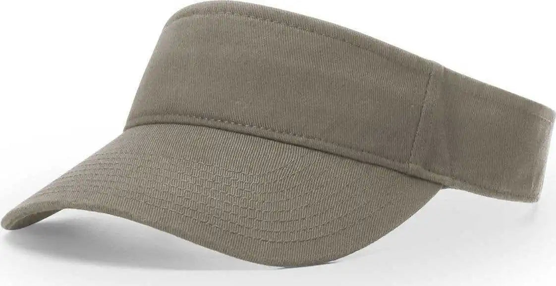 Richardson R45 Garment Washed Visors - Driftwood - Gray / Osfm