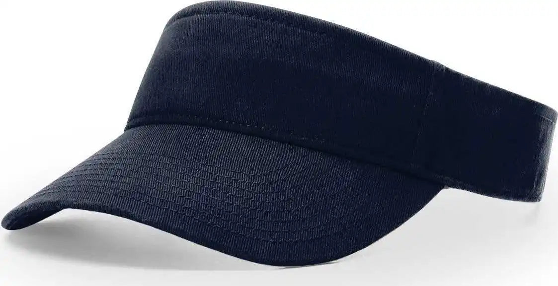 Richardson R45 Garment Washed Visors Navy / Osfm