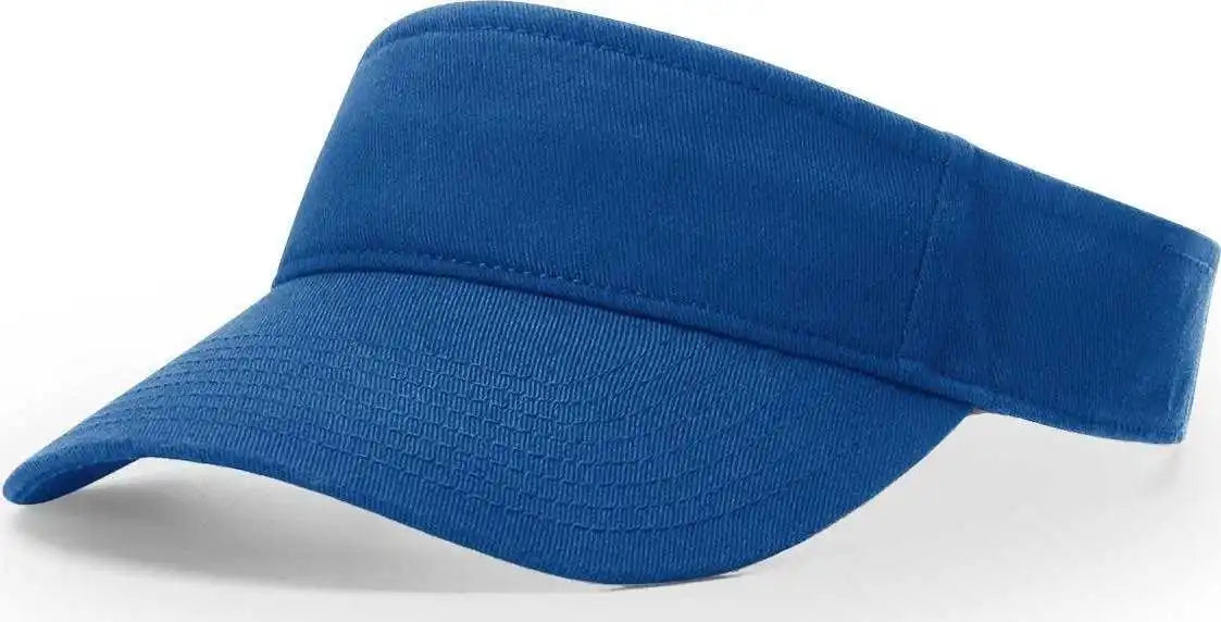 Richardson R45 Garment Washed Visors Royal / Osfm