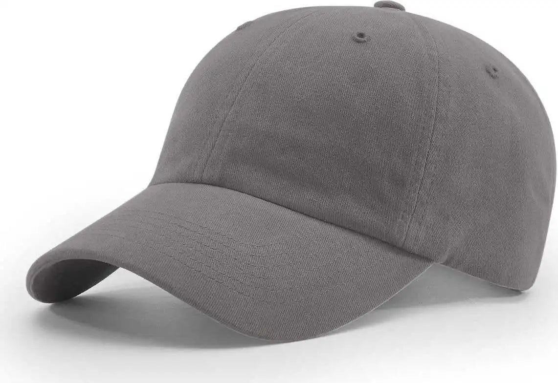 Richardson R55 Garment Washed Twill Caps Charcoal Dark Gray / Osfm