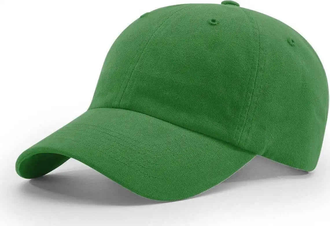 Richardson R55 Garment Washed Twill Caps Kelly / Osfm
