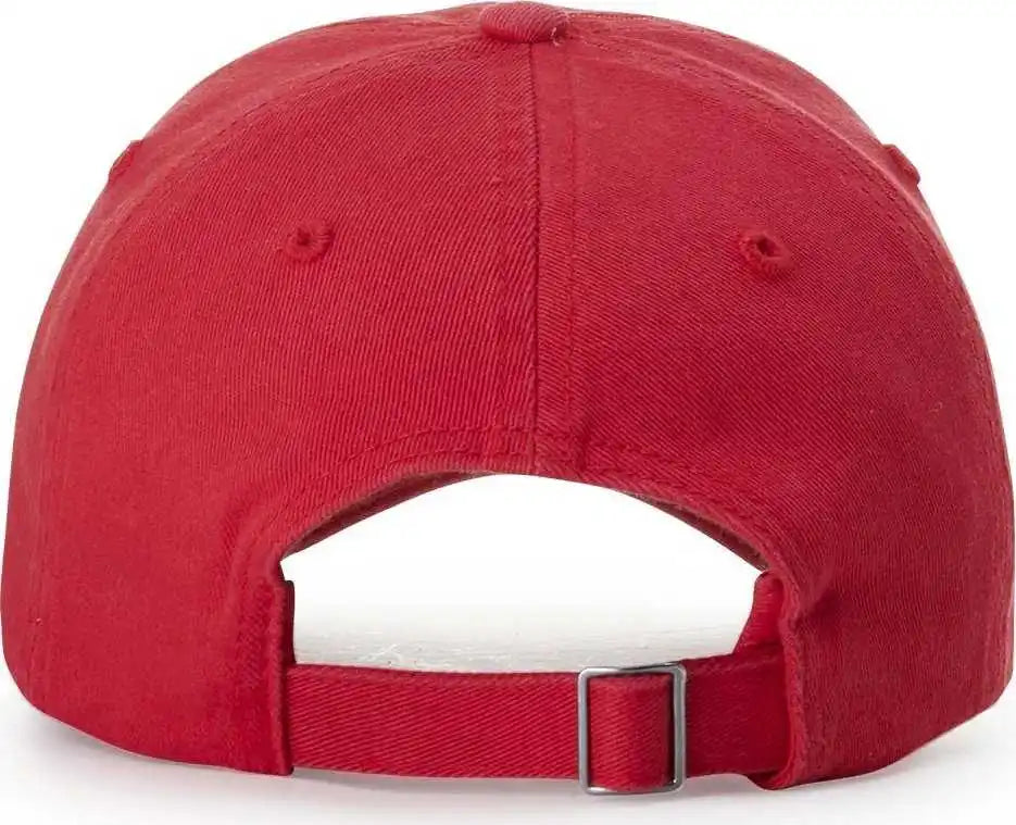 Richardson R55 Garment Washed Twill Caps - Red - Osfm