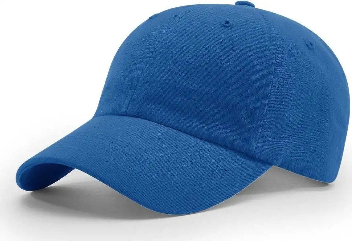 Richardson R55 Garment Washed Twill Caps - Royal - Osfm