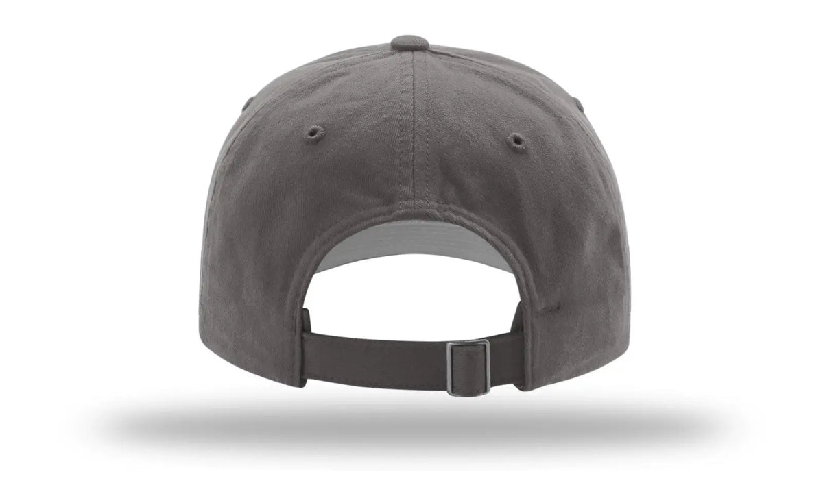 Richardson R55 R65 Garment Washed Twill Cap - Charcoal
