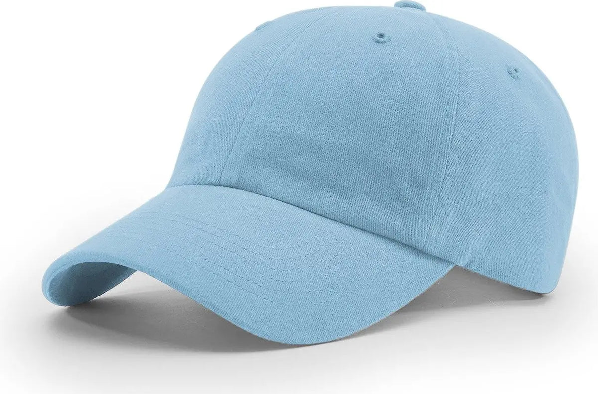 Richardson R55 R65 Garment Washed Twill Cap - Columbia Blue