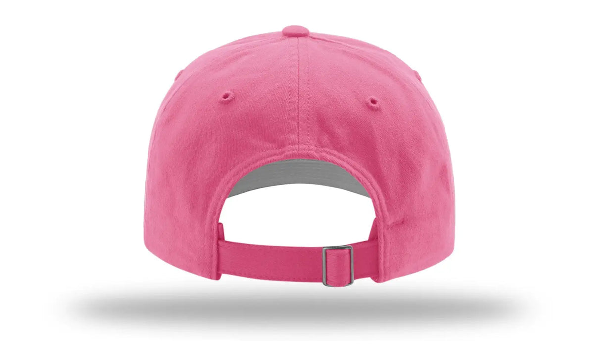 Richardson R55 R65 Garment Washed Twill Cap - Hot Pink - Osfm