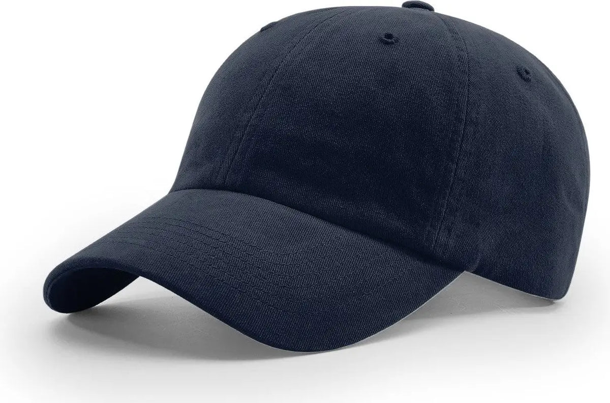 Richardson R55 R65 Garment Washed Twill Cap - Navy