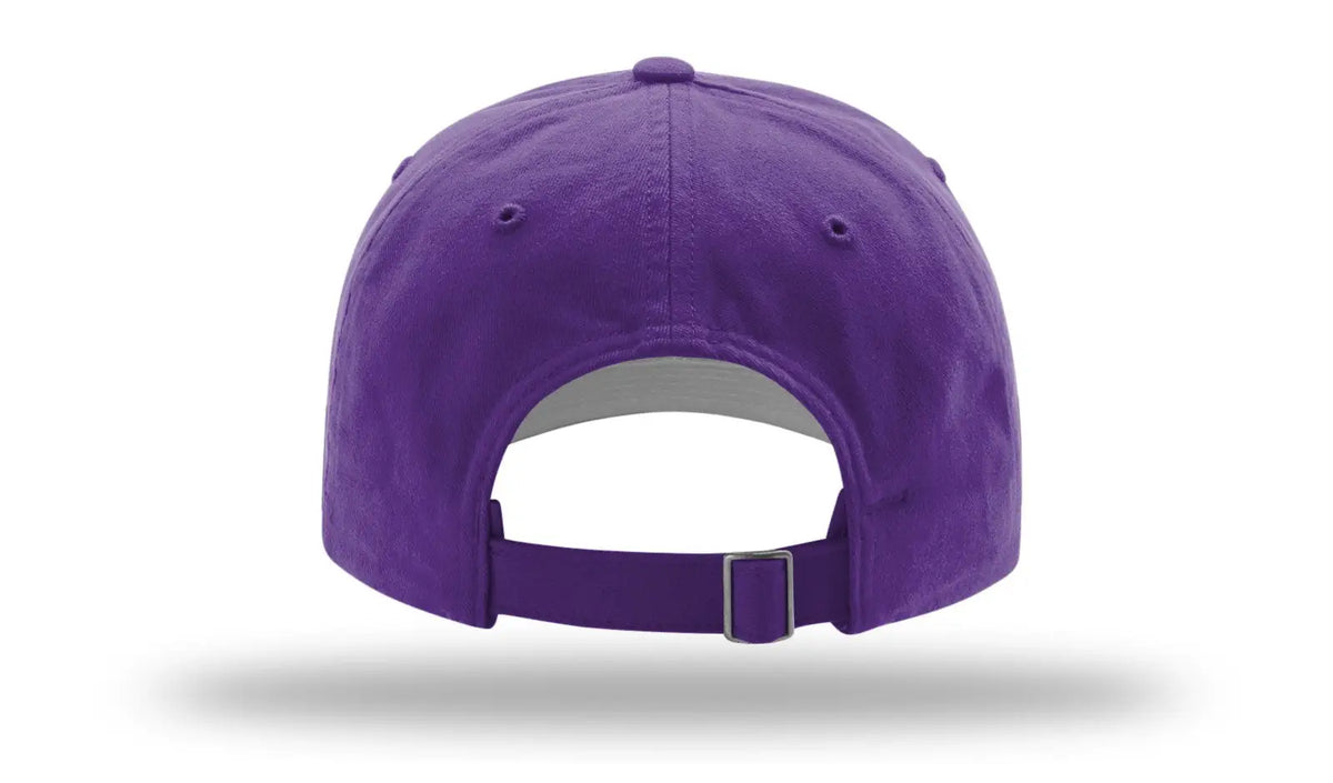 Richardson R55 R65 Garment Washed Twill Cap - Purple - Osfm
