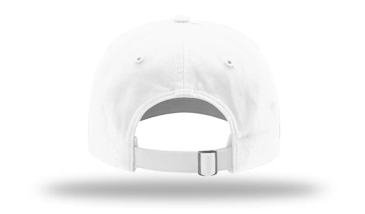 Richardson R55 R65 Garment Washed Twill Cap - White - Osfm