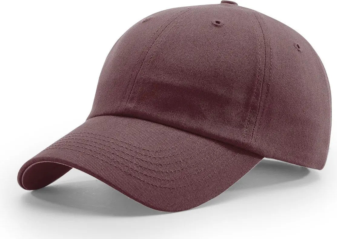 Richardson R65s Relaxed Twill Cap - Maroon