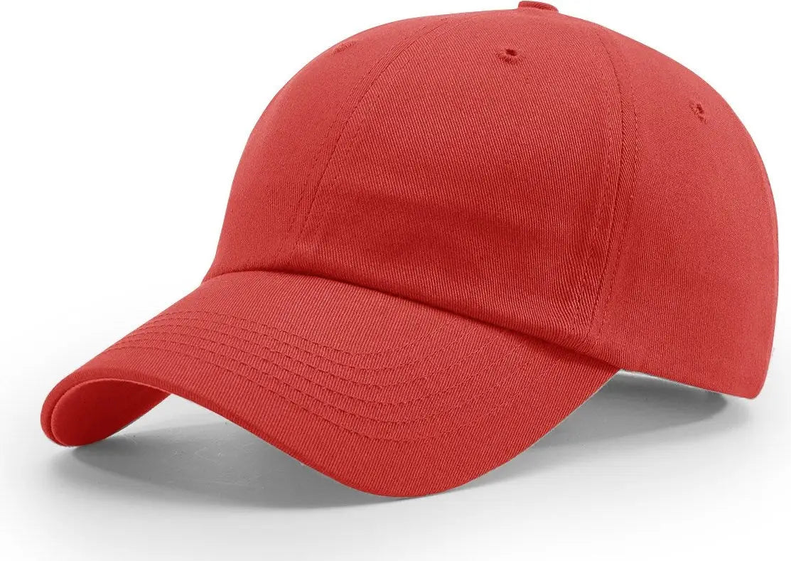 Richardson R65s Relaxed Twill Cap - Red