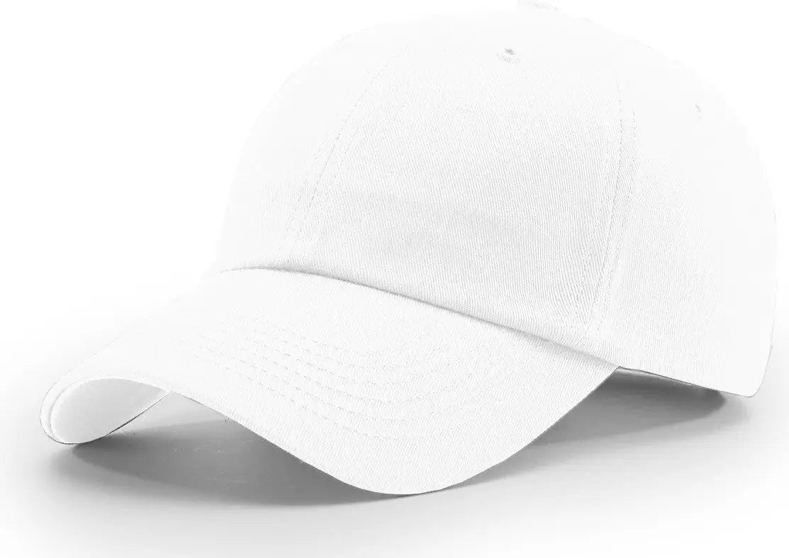 Richardson R65s Relaxed Twill Cap - White - Osfm