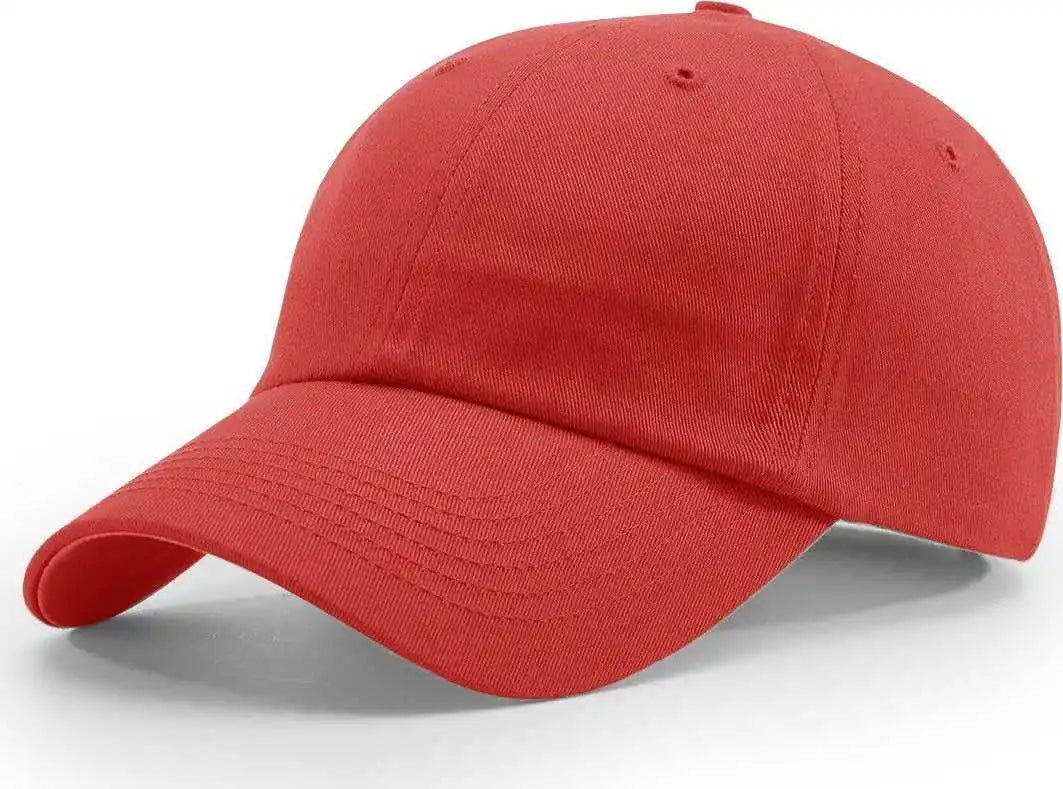 Richardson R65s Relaxed Twill Snapback Caps - Red - Osfm