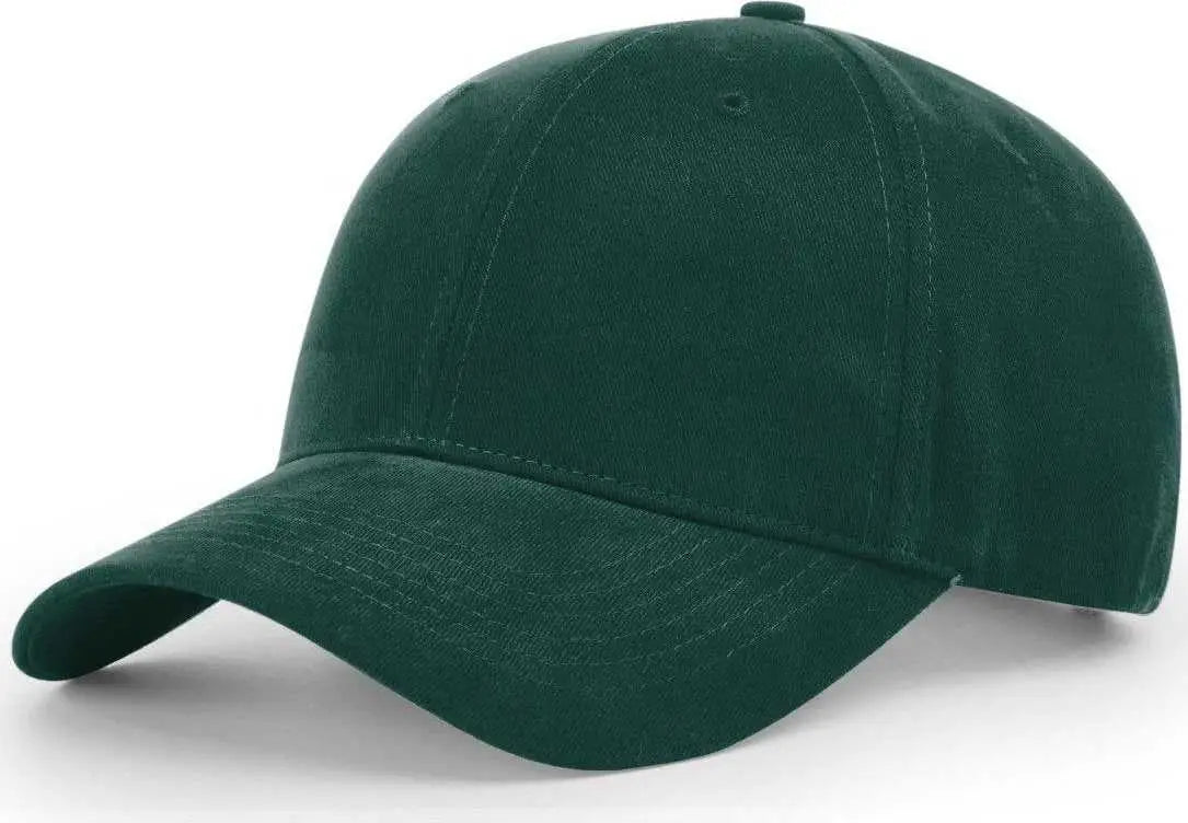 Richardson R75 Casual Twill Caps - Dark Green - Forest / Osfm