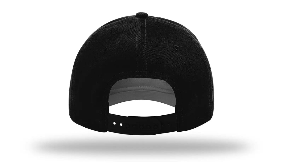 Richardson R75s Casual Twill Cap - Black