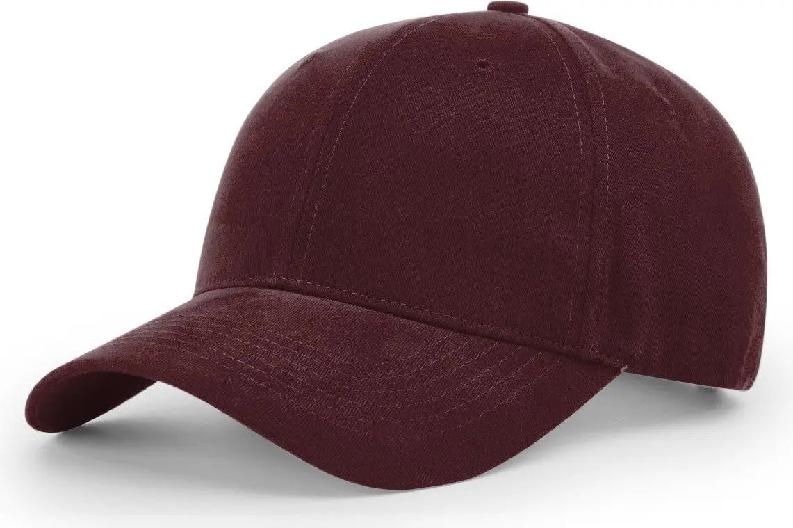 Richardson R75s Casual Twill Cap - Maroon