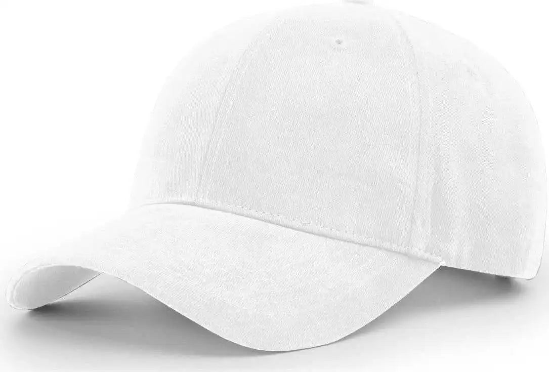 Richardson R75s Casual Twill Snapback Caps - White - Osfm