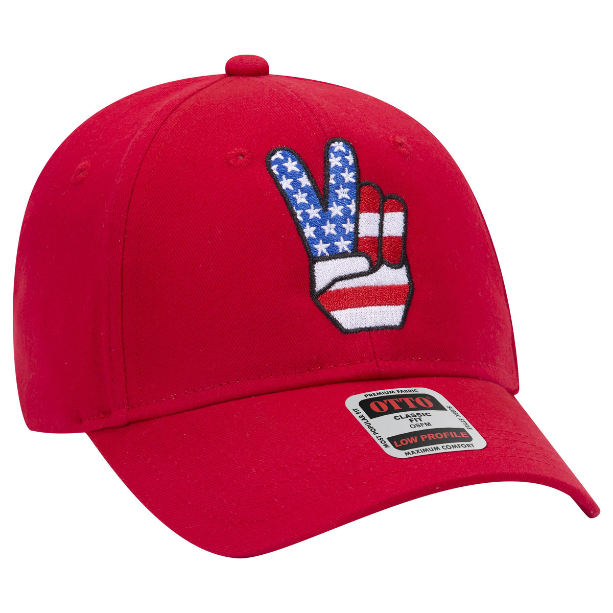 Right View of 001 - Royal OTTO CAP 6 Panel Low Profile Baseball Cap