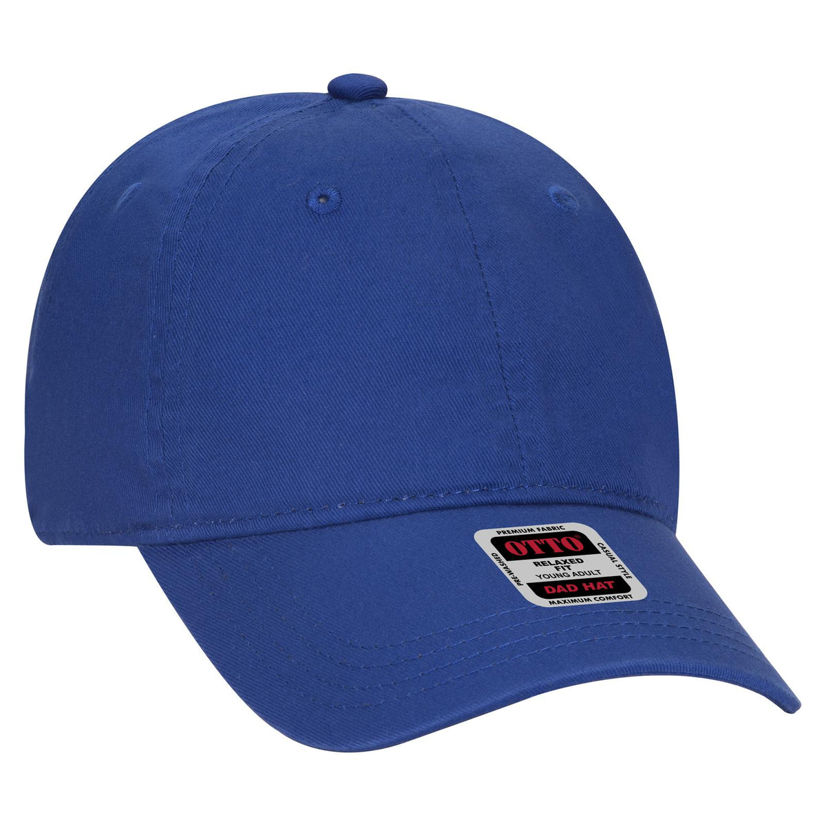 Right View of 001 - Royal OTTO CAP 6 Panel Low Profile Dad Hat