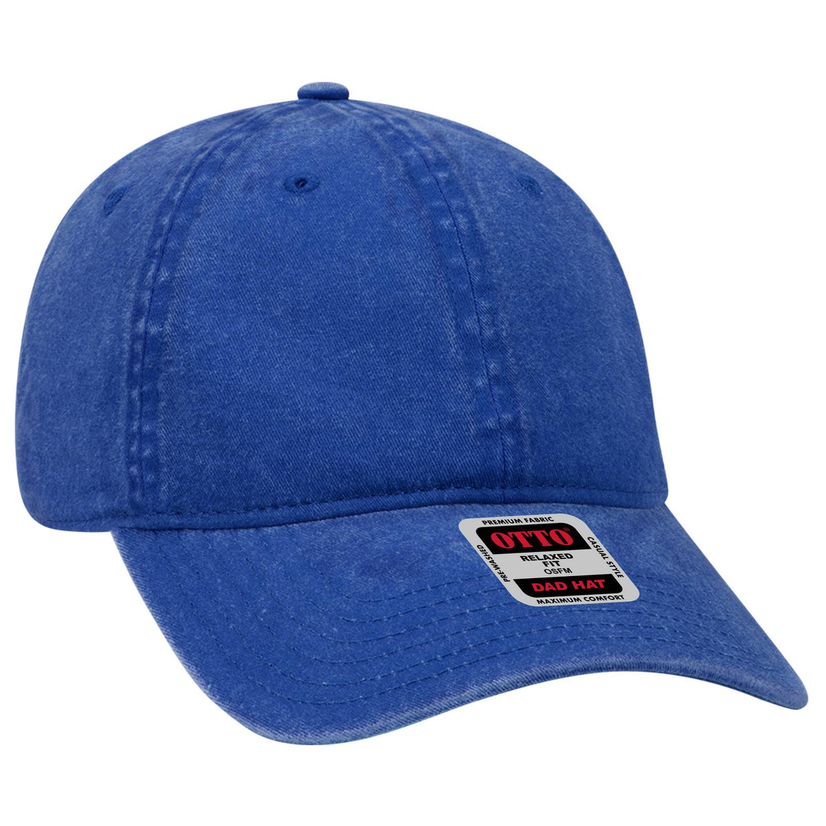 Right View of 001 - Royal OTTO CAP 6 Panel Low Profile Dad Hat