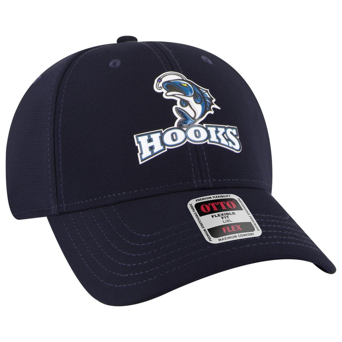 Right View of 001 - Royal OTTO CAP "OTTO FLEX" Fitted 6 Panel Low Profile Baseball Cap