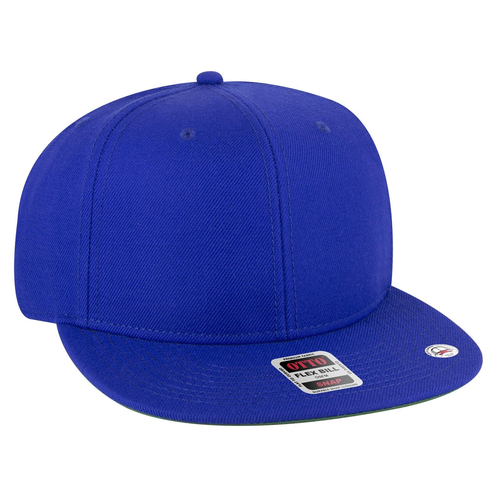 Front View of 001A - Royal OTTO CAP "OTTO SNAP" 6 Panel Pro Style Snapback Hat