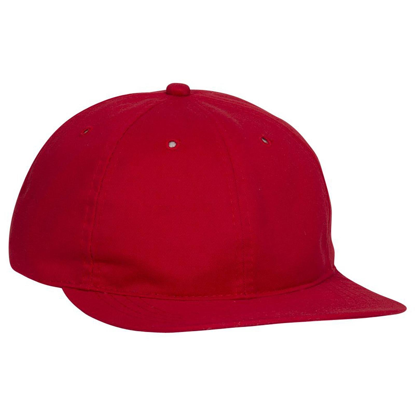 Right View of 002 - Red OTTO CAP 6 Panel Low Profile Baseball Cap