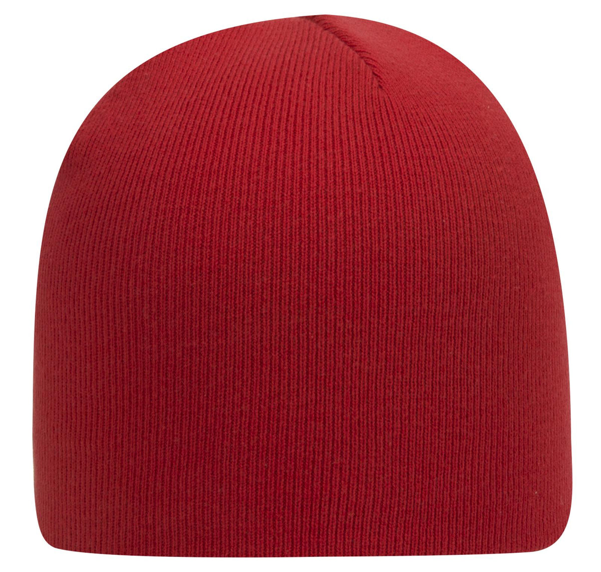 Right View of 002 - Red OTTO CAP 9" Classic Knit Beanie