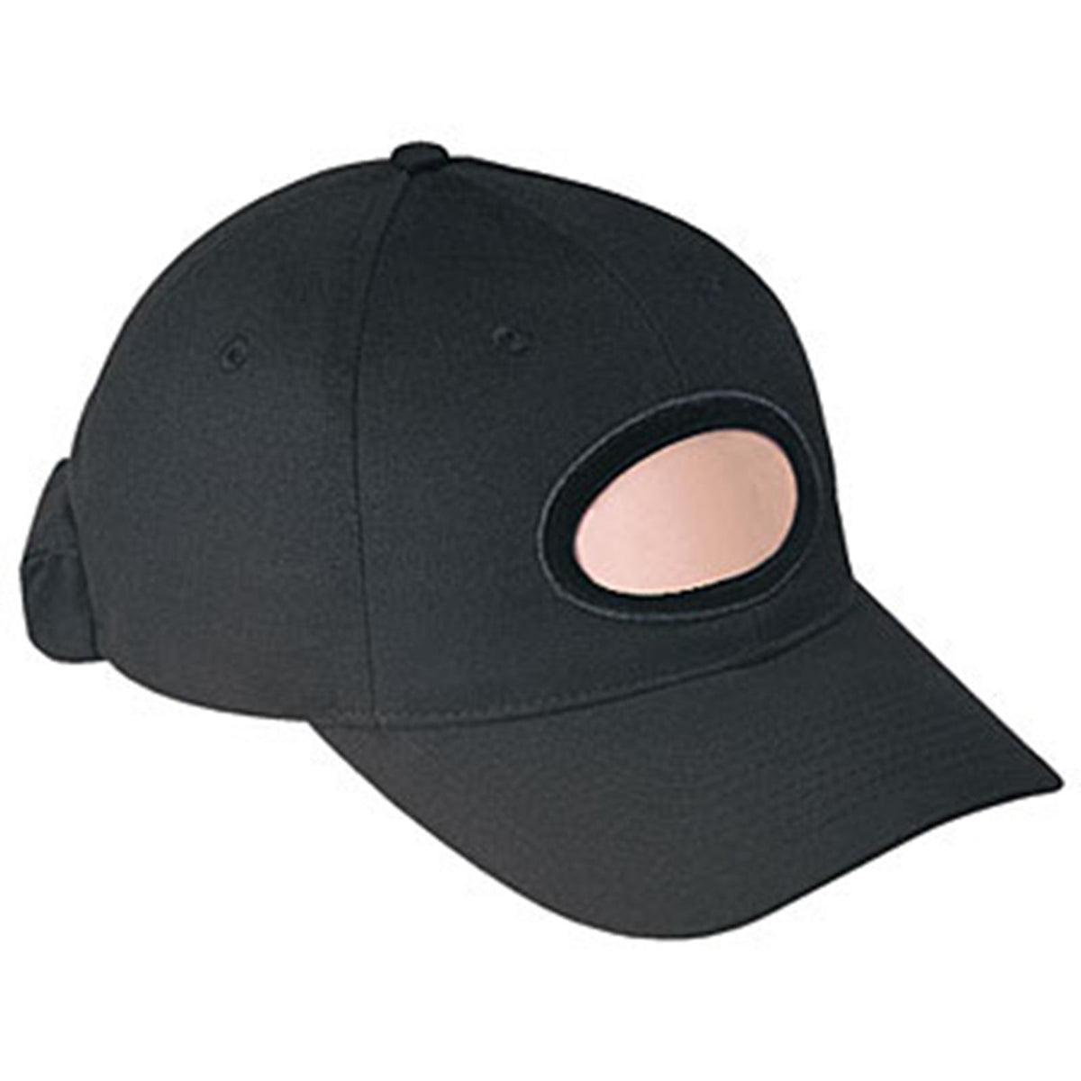 Right View of 003 - Black OTTO CAP 6 Panel Low Profile Baseball Cap