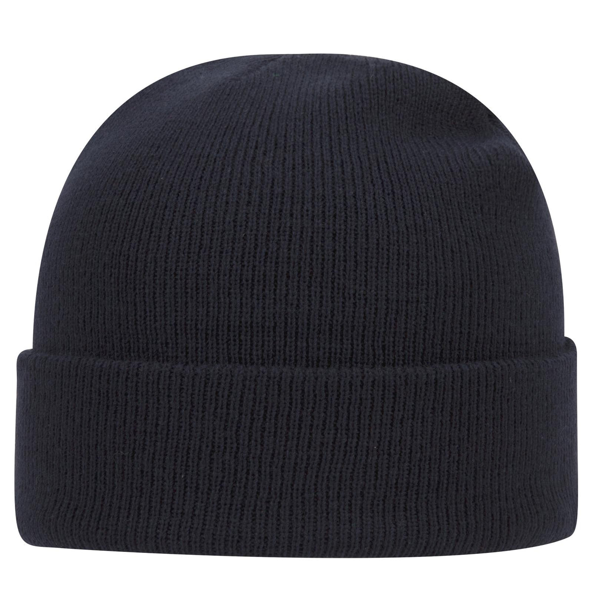 Right View of 004 - Navy OTTO CAP 12" Classic Knit Beanie w/ Cuff