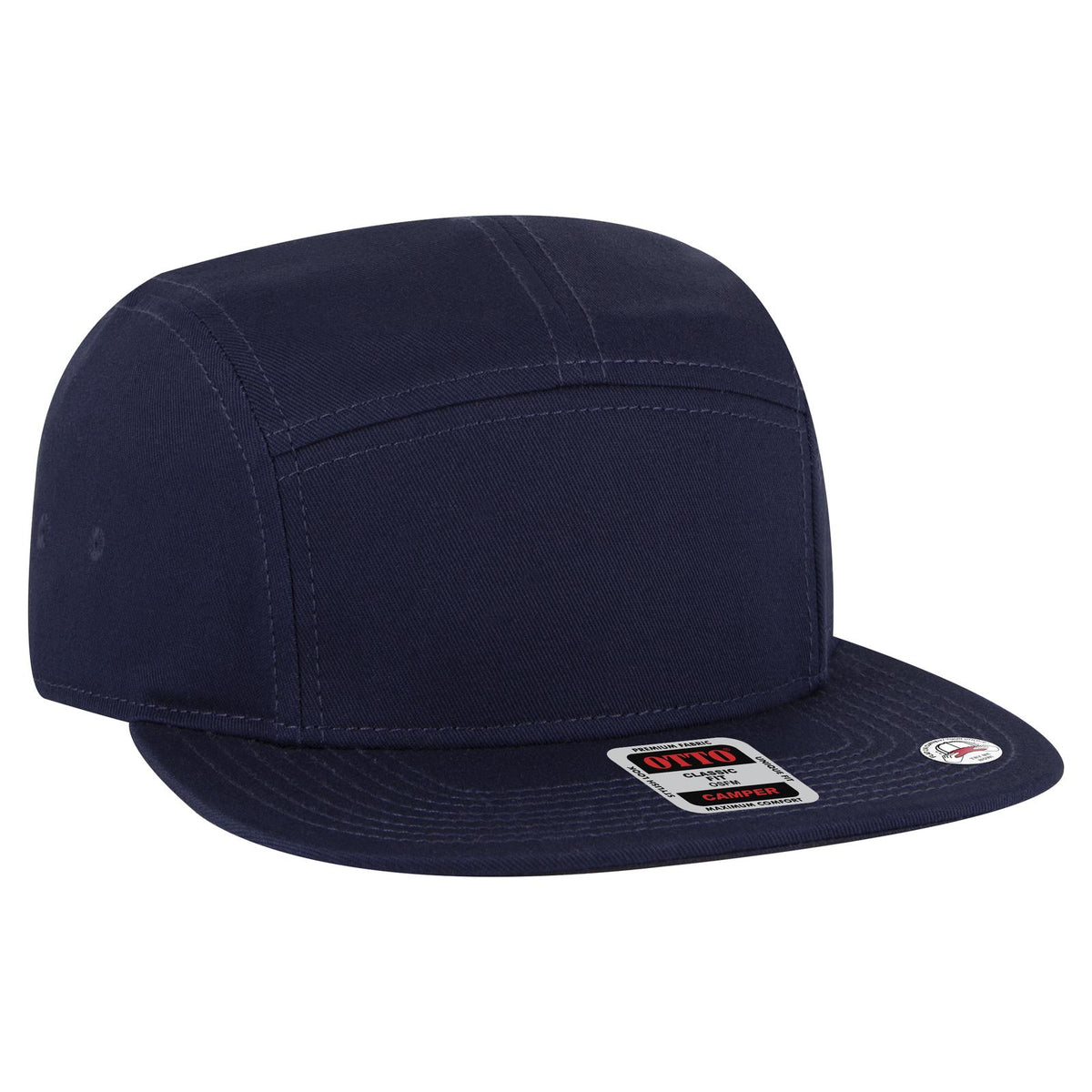 Right View of 004 - Navy OTTO CAP 5 Panel Camper Hat